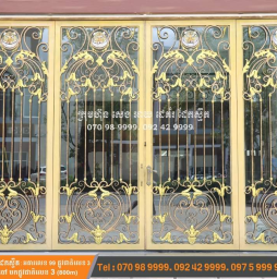 KHÁM PHÁ ĐỊA CHỈ LẮP ĐẶT CỬA SẮT MỸ THUẬT 4 CÁNH CHẤT LƯỢNG 